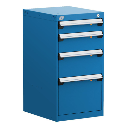 4-Drawer Compact Modular Drawer Cabinet 18'' W x 21''D - L3ABD-3448L3B